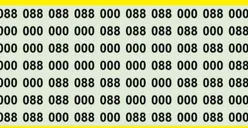 Tes IQ: Temukan 1 Angka Berbeda dari Kombinasi 000 dan 088 dalam 7 Detik, Yakin Kamu Jeli dan Teliti?