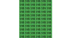 Tes IQ: Merasa Kurang Fokus dan Teliti? Temukan Kombinasi Angka Berbeda dari Deretan 598, Waktumu 5 Detik Saja!