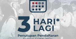 Tembus 3,2 Juta Pelamar! H-3 Pendaftaran CPNS 2024 Ditutup, Ini 20 Formasi Sepi Peminat, Ada yang Hanya 13 Pelamar