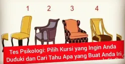 Tes Psikologi: Kursi Mana yang Ingin Kamu Duduki? Pilihanmu Ungkap Apa yang Membuatmu Iri!