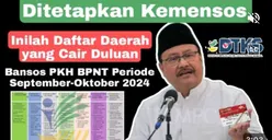 Ditetapkan Kemensos! Ini Daftar Wilayah yang Cair Duluan Bansos PKH dan BPNT September-Oktober 2024