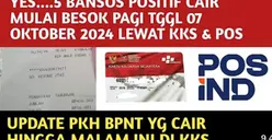 Surat Undangan Sudah Dibagikan! Ada 5 Bansos Cair Hari Ini Lewat PT Pos dan KKS, BPNT September-Oktober Termasuk?