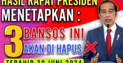WADUH! Pemerintah Akan Hapus 3 Bansos Tunai Ini, Termasuk PKH dan BPNT? Paling Lambat Juni 2024 