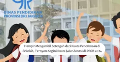 Jadi Jalur Penerimaan Terbesar! Ternyata Segini Kuota Jalur Zonasi PPDB 2024