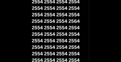 Ada Satu Kombinasi Angka Berbeda di Antara Kumpulan 2554, Jawab Tes IQ Ini dalam 5 Detik Saja!