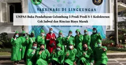 UNPAS Buka Pendaftaran Gelombang 3 Prodi Prodi S-1 Kedokteran: Cek Jadwal dan Rincian Biaya Masuk: DPP Per Semester Rp25 Juta