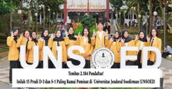 Tembus 2.184 Pendaftar! Inilah 15 Prodi D-3 dan S-1 Paling Ramai Peminat di Universitas Jenderal Soedirman (UNSOED)
