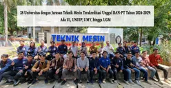 28 Universitas dengan Jurusan Teknik Mesin Terakreditasi Unggul BAN-PT Tahun 2024-2029: Ada UI, UNDIP, UMY, hingga UGM