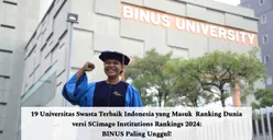 19 Universitas Swasta Terbaik Indonesia yang Masuk Ranking Dunia versi SCimago Institutions Rankings 2024: BINUS Paling Unggul!