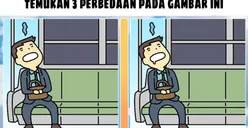 Tes IQ: Jenuh dan Kurang Fokus? Temukan 3 Perbedaan pada Gambar Pria Tertidur di Kereta untuk Uji Keterampilan Observasi