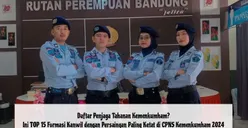 Daftar Penjaga Tahanan Kemenkumham? Ini TOP 15 Formasi Kanwil dengan Persaingan Paling Ketat di CPNS Kemenkumham 2024