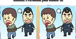 Tes IQ: Jenuh dan Fokus Kerja Menurun? Temukan 3 Perbedaan pada Gambar Penjahat Ditangkap Polisi, Uji Kemampuan Observasimu