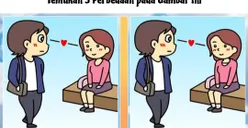 Tes IQ: Mood Sering Naik Turun? Cari 3 Perbedaan Gambar Pria dan Wanita Jatuh Cinta pada Pandangan Pertama, Buktikan Kehebatan Analisa Kamu!