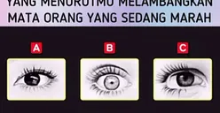 Tes Kepribadian: Gambar Mata Manakah yang Menurutmu Sedang Marah? Jawabanmu Mengungkap Sisi Lain dari Dirimu