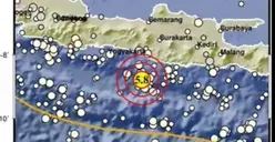 BREAKING NEWS: Gempa M5.8 Guncang Gunung Kidul Yogyakarta, Tidak Berpotensi Tsunami