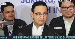Ada Sinyal NasDem Urung Calonkan Anies di Pilkada Jakarta 2024, Anies Baswedan: Mengalir Saja, Kami Ingin Fokus...