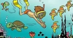 Tes Otak: Percaya Diri dengan Kemampuan Observasi Kamu? Coba Temukan 5 Kesalahan pada Laut Ini