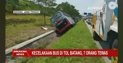 Tragis! Kecelakaan Bus PO Rosalia Indah di Tol Batang-Semarang Tewaskan 7 Orang