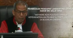 3 Hakim Dissenting Opinion Pertama Kali dalam Sejarah Putusan Sengketa Pilpres, Pakar Hukum Tata Negara: Luar Biasa