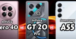 Infinix Zero 40 vs Infinix GT 20 Pro vs Samsung Galaxy A55: Lebih Unggul Mana dalam Performa Gaming? Ini Performa dan Skor AnTuTu