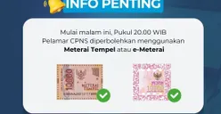Pendaftaran CPNS Tinggal 4 Hari Lagi, Jangan Sampai Gagal Karena Kesalahan Ini! Cek Keaslian e-Meterai dengan Mudah