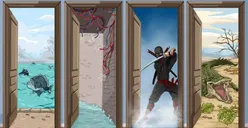 Tes IQ: Jalan Keluar Manakah yang Paling Aman di antara 4 Pintu pada Gambar? Gunakan Daya Imajinasi dan Penalaranmu!