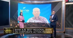 Bank bjb Sabet Penghargaan Best Regional Bank on Corporate Action Pioneer di Road to CNBC Indonesia Awards 2024