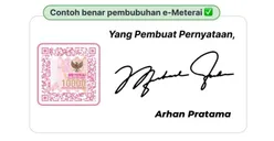 Jangan Salah! Ini Ketentuan Pembubuhan e-Meterai yang Benar untuk CPNS 2024