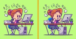 Tes IQ: Fokus dan Konsentrasi! Amati Gambar Perempuan Tampak Marah Ini, Coba Cari 3 Perbedaan!