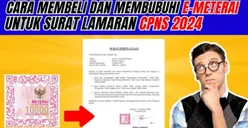 Catat! Inilah Hal Penting yang Wajib Diketahui Calon Pendaftar CASN 2024 tentang e-Meterai
