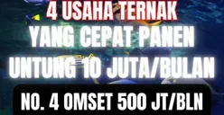 Menjanjikan dan Resisten di Masa Depan! Inilah 4 Ide Usaha Ternak Rumahan Berpeluang Banjir Cuan