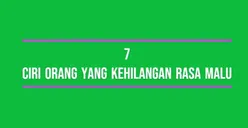 Takut Introspeksi Diri hingga Jadi Individu Halu! Inilah 7 Tanda Orang Sudah Kehilangan Rasa Malu