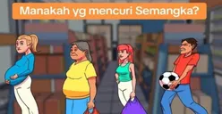 Tes Logika: Ada 4 Orang Mencurigakan dalam Gambar, Menurutmu Siapa yang Mencuri Semangka?