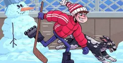Tes IQ: Apa yang Salah dari Gambar Pria Main Ice Skating? Jawab dalam Waktu 6 Detik!