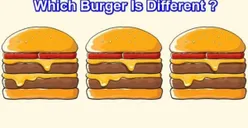 Tes Ilusi Optik: Apakah Mata Kamu Setajam Mata Elang? Coba Cari Burger Mana yang Berbeda dalam Waktu 8 Detik!