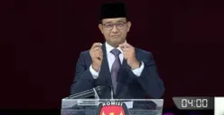 Arti Bahasa Isyarat yang Dipakai Anies Baswedan dalam Debat Capres Disorot, Netizen: Sederhana tapi Bermakna