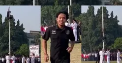 Viral Video Aksi Heroik Pria di Ciputat Nekat Panjat Tiang Bendera Agar Merah Putih Berkibar di Angkasa