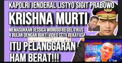 Desak Kapolri Periksa Krishna Murti karena Diduga Terlibat Rekayasa CCTV, Rismon Sianipar: Dia Masukkan Jessica Wongso ke Sel Tikus