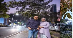 Shibuya Rasa Kemang, Anies Baswedan dan Istri Nikmati Keindahan Bunga Tabebuya yang Mirip Sakura di Jepang