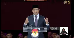 Debat Capres Terakhir: Anies Baswedan Sebut Manfaat Bansos untuk yang Menerima Bukan yang Memberi