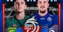 BIG MATCH! Link Nonton Live Streaming Persebaya Surabaya vs Arema FC Kick Off 15.00 WIB