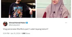 Diolok-olok Kemal Palevi Soal Perceraian Jadi Bahan Konten, Ria Ricis Beri Balasan Menohok