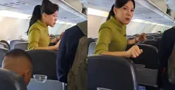 Ekspresi Bella Damaika Selingkuhan Elmer Syaherman saat Jadi Pramugari Disorot Netizen: Antagonis Bener!