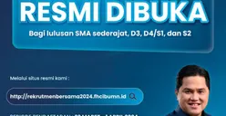 Daftar Posisi Rekrutmen Bersama BUMN 2024 untuk Lulusan Semua Jurusan, Buruan Apply di Sini!