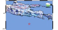 Gempa Bumi Berkekuatan Magnitudo 5,2 Guncang Malang Jawa Timur Hari Ini, Tidak Berpotensi Tsunami