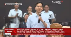 Pidato Perdana Gibran Rakabuming Raka sebagai Cawapres: Tenang Saja Pak Prabowo, Saya Sudah di Sini