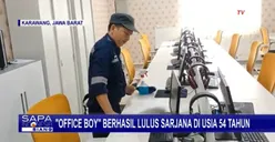 Keren! Diam-diam Kuliah, Office Boy Kampus Ini Berhasil Jadi Sarjana di Usia 54 Tahun, Begini Kisahnya