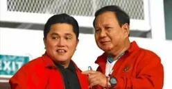 Dapat Dukungan dari Erick Thohir, Prabowo: Ini Merupakan Kehormatan