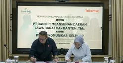 bank bjb dan Telkomsel Tandatangani MoU Kerjasama Layanan Perbankan dan Telekomunikasi
