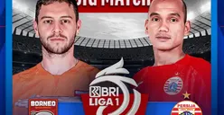 Laga Big Match! Link Nonton Live Streaming Borneo FC Samarinda vs Persija Jakarta Malam Hari Ini di Indosiar, Klik di Sini